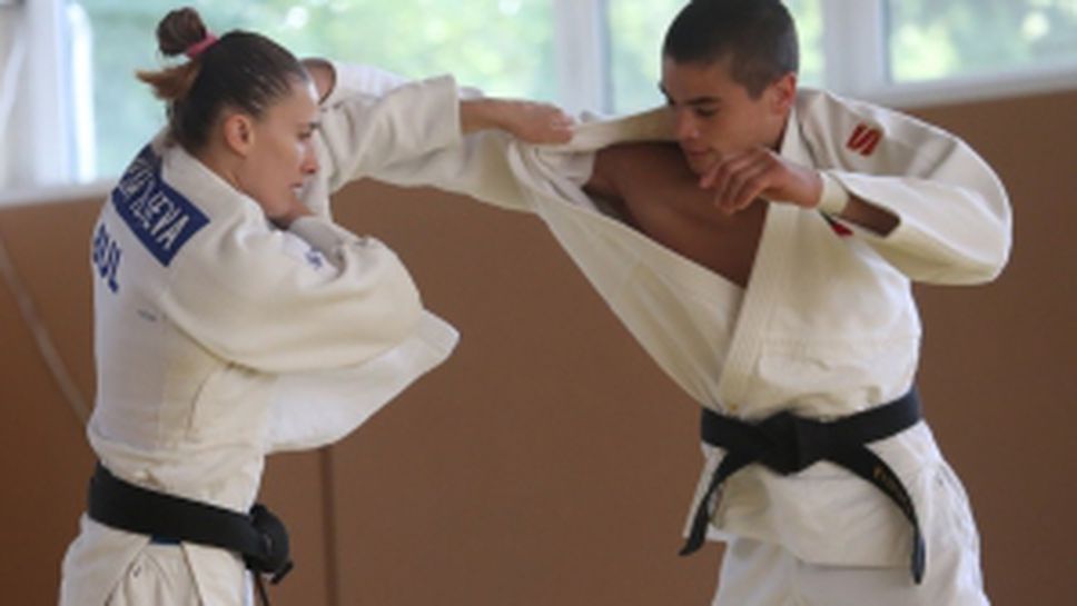 Тренировка по джудо с Ивелина Илиева и Марк Христов