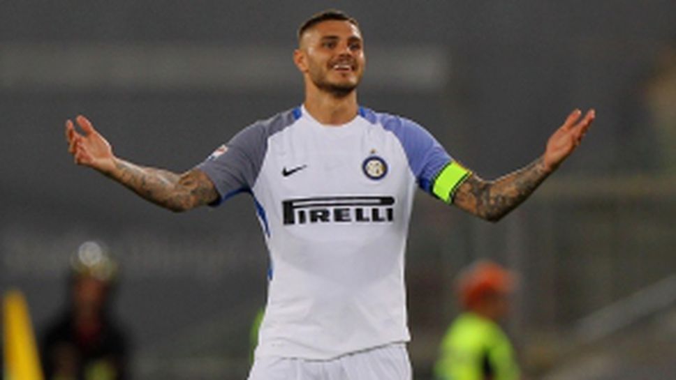 Интер удари Рома с два гола на Икарди