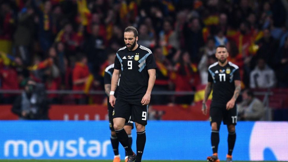 Аржентина губи за трети път в историята си с 1:6