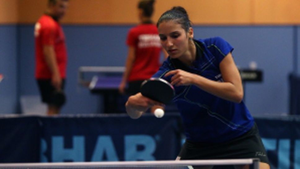 Националният отбор по тенис на маса преди Европейското в Люксембург