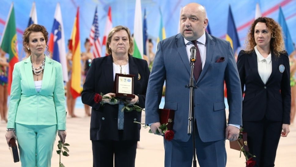 Министър Красен Кралев откри Световната купа по художествена гимнастика в София
