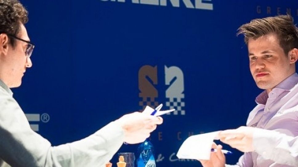 Карлсен стартира с реми в Карлсруе