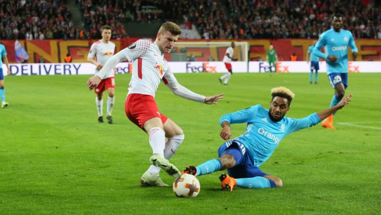 РБ Лайпциг взе крехък аванс срещу Олимпик Марсилия