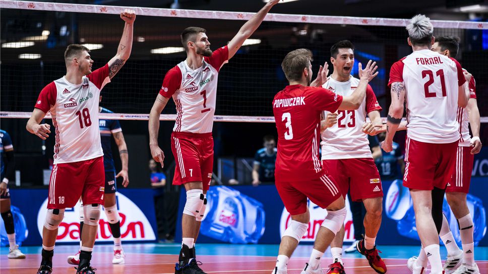 Полша стартира с убедителна победа в Лигата на нациите 🏐