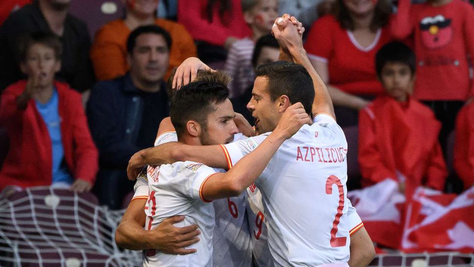 (АРХИВ) Испания взе първа победа в Лигата на нациите