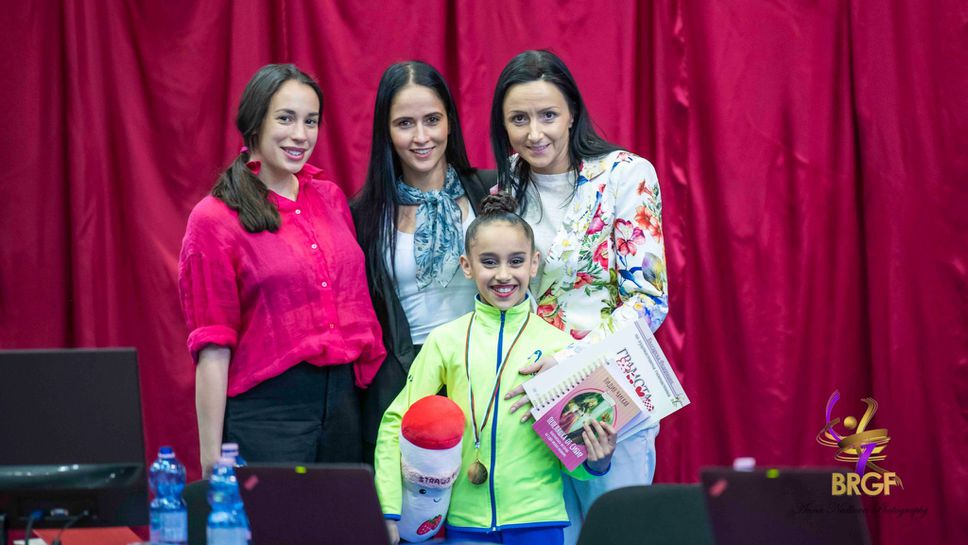 Радина Стоянова спечели титлата в многобоя при девойки младша възраст на Държавното по художествена гимнастика