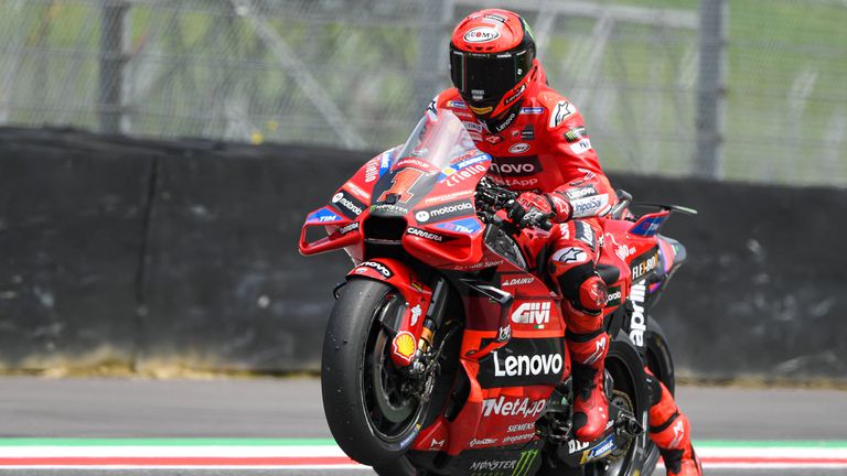 Миналогодишният победител в Гран При на Италия в MotoGP Франческо
