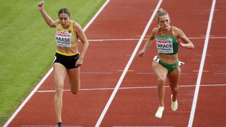 Богларка Такач официално стана най бързата унгарска атлетка 21 годишната спринтьорка подобри