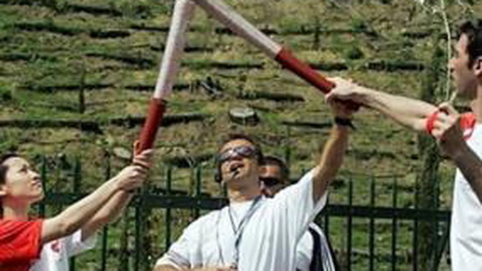 Щафетата с олимпийския огън пристигна в Акропола