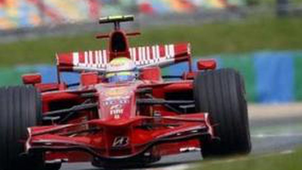 Маса най-бърз на първата тренировка във Франция, Алонсо с гръмнал двигател