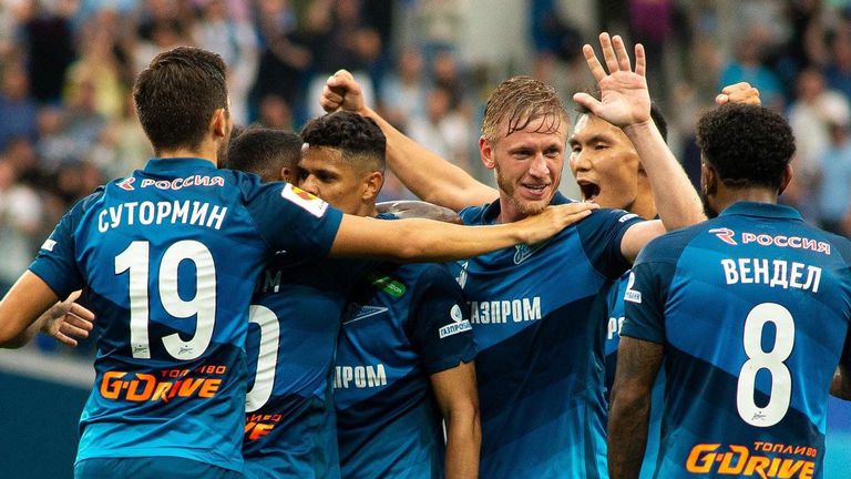 Зенит отбеляза по два гола в двете полувремена Иван Сергеев