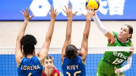  България взе гейм на Бразилия в Лигата на нациите 