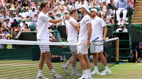"Уимбълдън" ще има нови шампиони на двойки мъже