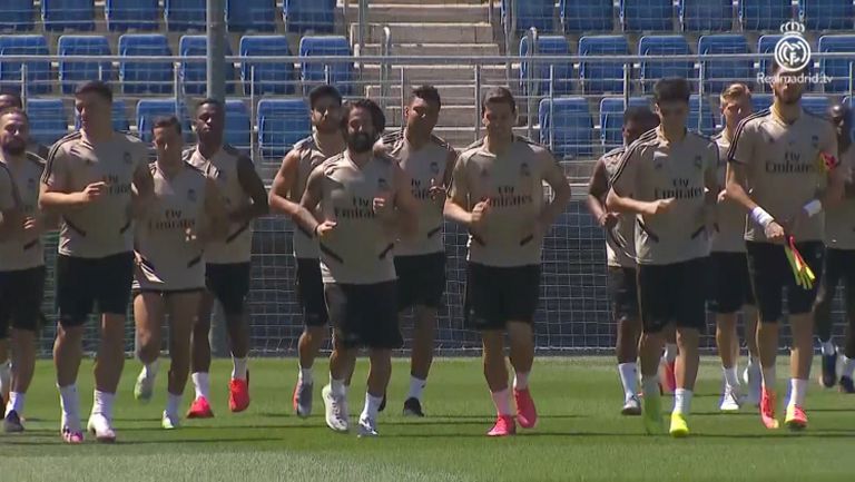 Реал (Мадрид) с първа тренировка преди двубоя срещу Атлетик (Билбао)