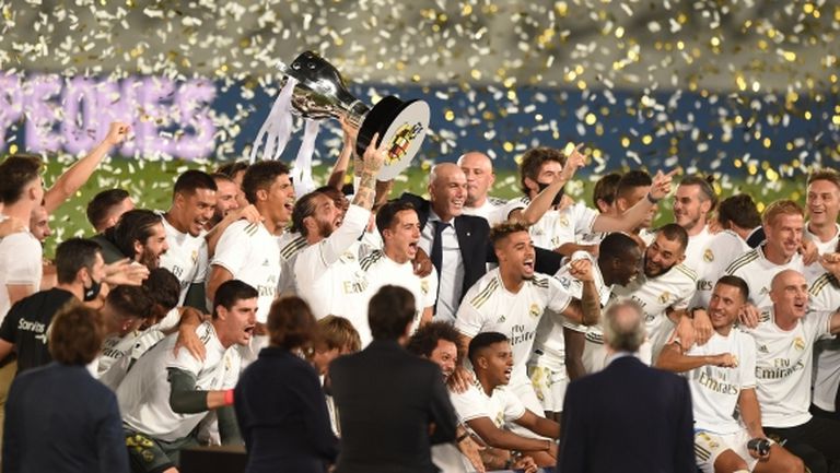 Реал Мадрид официално се настани на трона с титла номер 34! (видео + галерия)