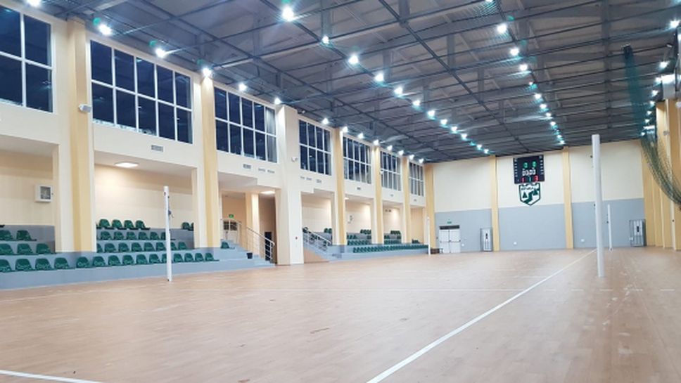 Волейболната зала във Враца е напълно готова
