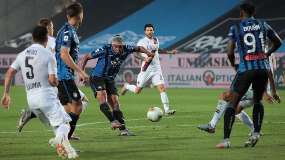 Аталанта измести Интер от второто място в Серия А (видео)