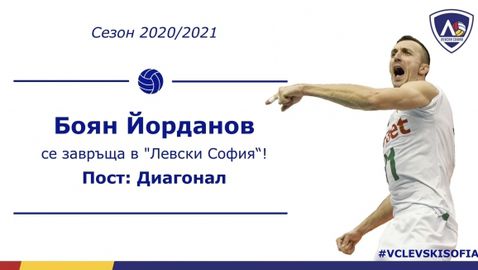 Боян Йорданов се завръща в Левски