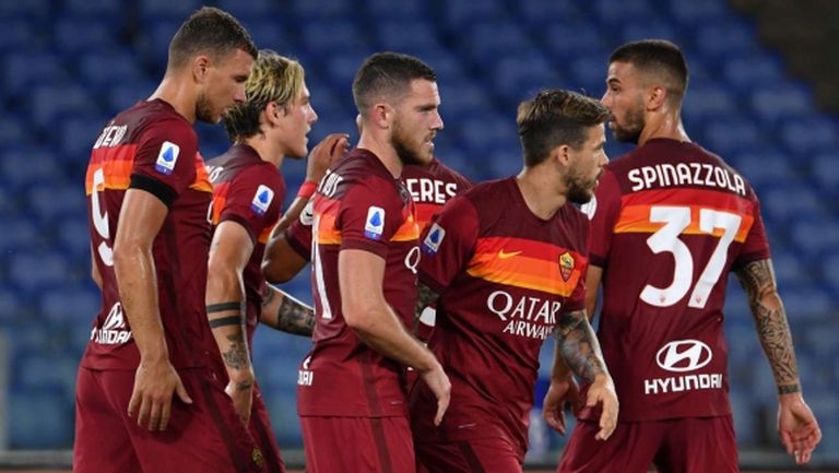 Две спорни дузпи донесоха важна победа на Рома (видео)