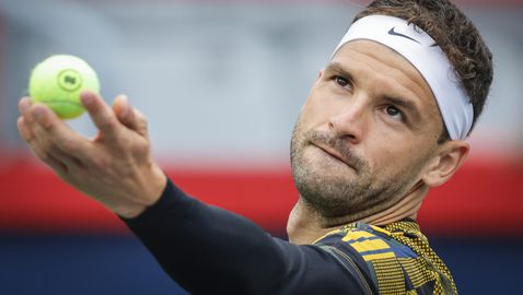  Григор Димитров се оправи с първото затруднение в Монреал 