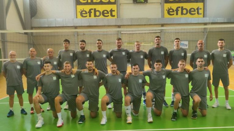 Волейболистите от мъжкият отбор на Берое 2016 (Стара Загора) стартираха