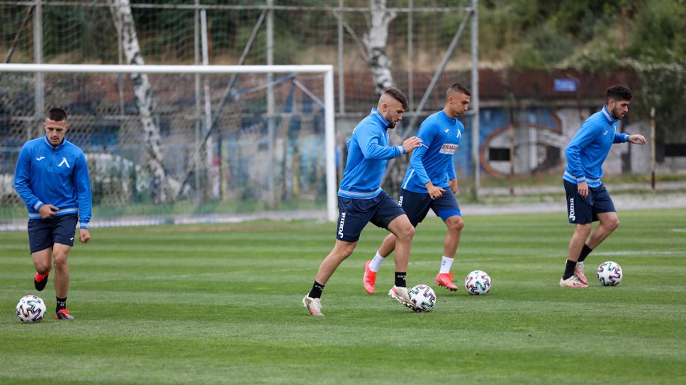 Тренировка на Левски