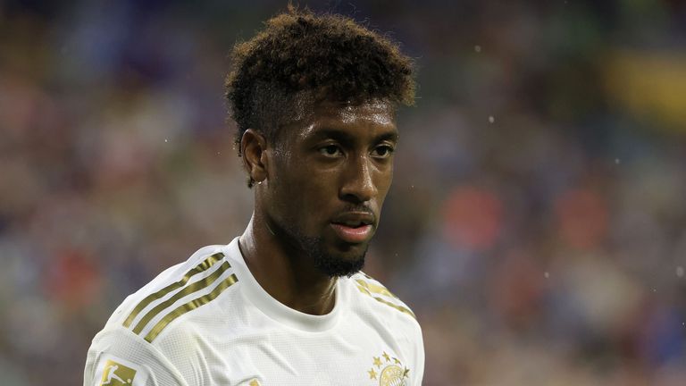 Крилото на Байерн Мюнхен Кингсли Коман е получил контузия на тренировка