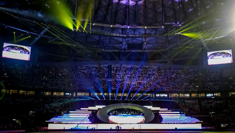 Стадион Лусаил който ще бъде домакин на финала на Световното