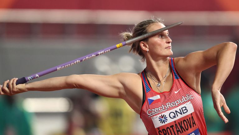 Двукратната олимпийска шампионка и световна рекордьорка на копие Барбора Шпотакова