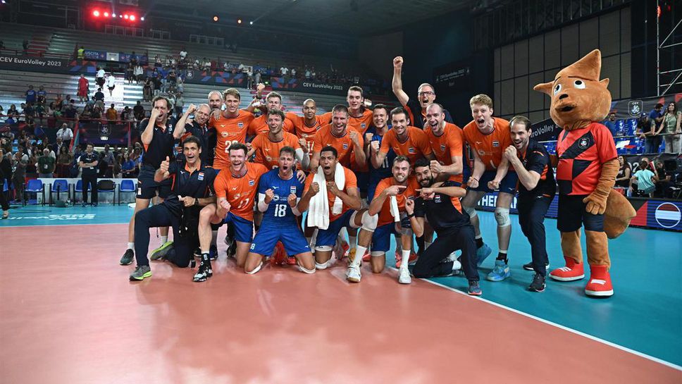 Нидерландия на 1/4-финал на ЕвроВолей 2023 след измъчена победа над Германия