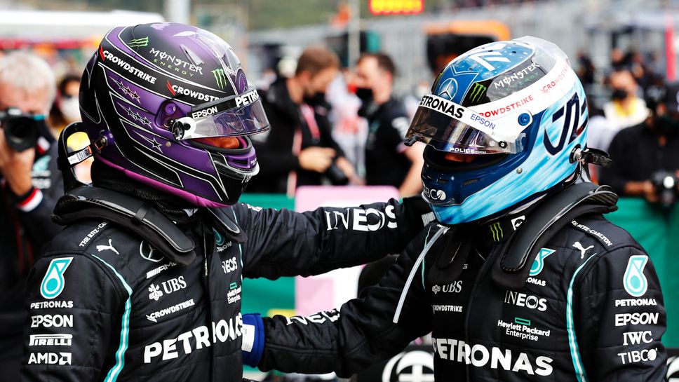 Хамилтън спечели квалификацията в Турция, но Ботас ще стартира първи утре