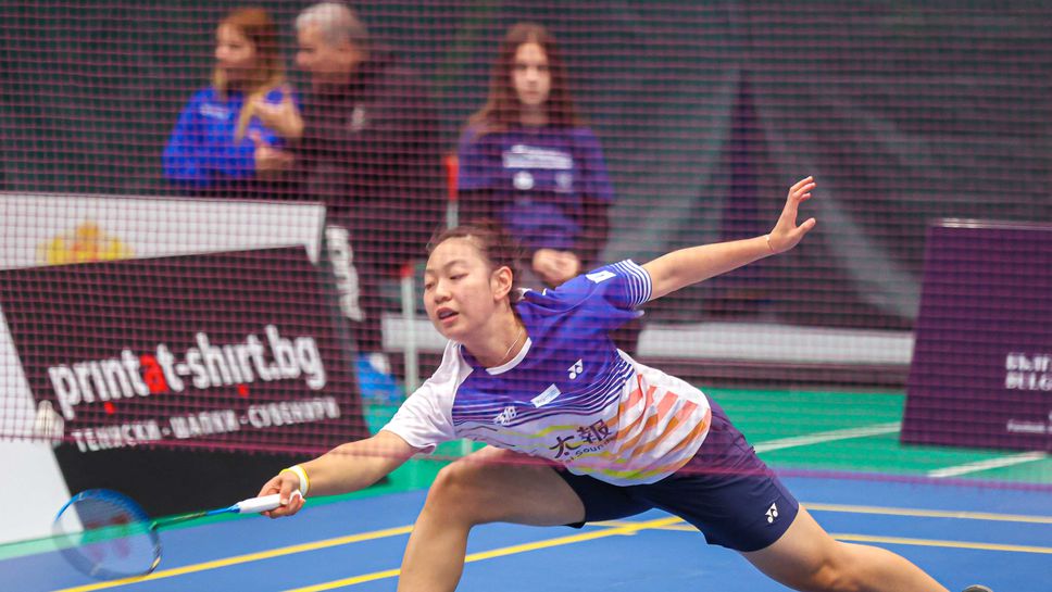 Пет титли за Тайван на Открития международен шампионат на България по бадминтон