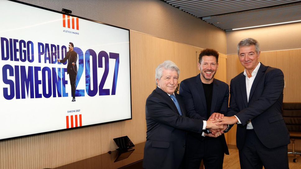 Атлетико Мадрид обяви новия договор на Диего Симеоне