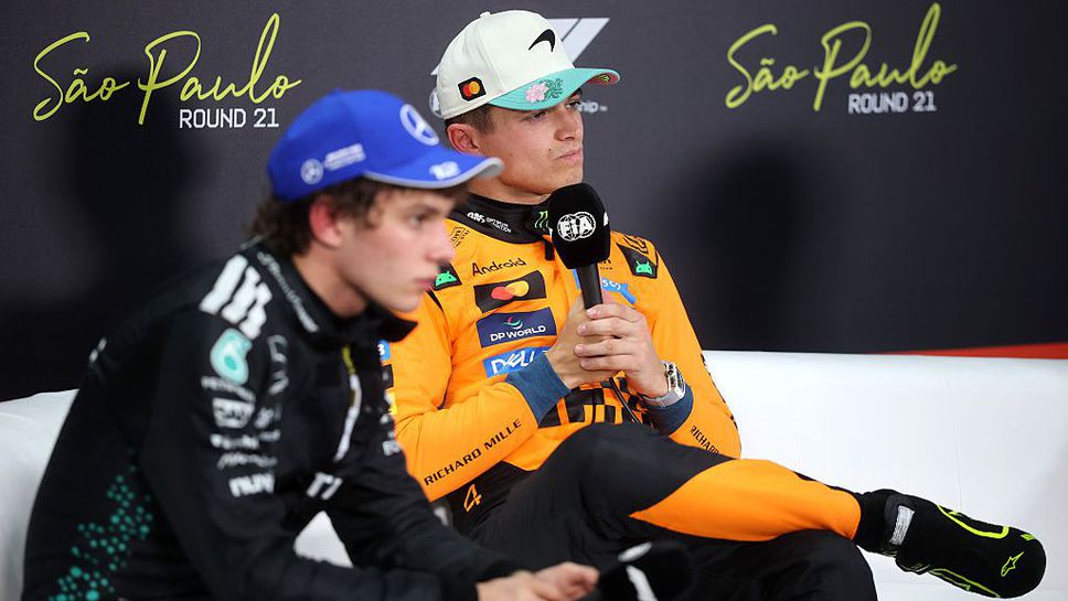 Норис с шеговит съвет към Антонели за първия завой