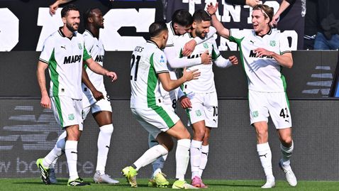  Сасуоло се подигра с беззащитен тим на Аталанта и усложни оптимално ситуацията на Юрич 