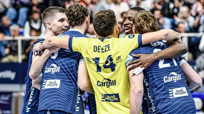 Националът Владимир Гърков и неговият отбор Сен Назер записаха трета победа във френската