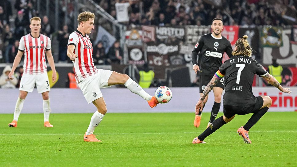 Фрайбург спечели с 2 1 домакинството си на Санкт Паули Тимът