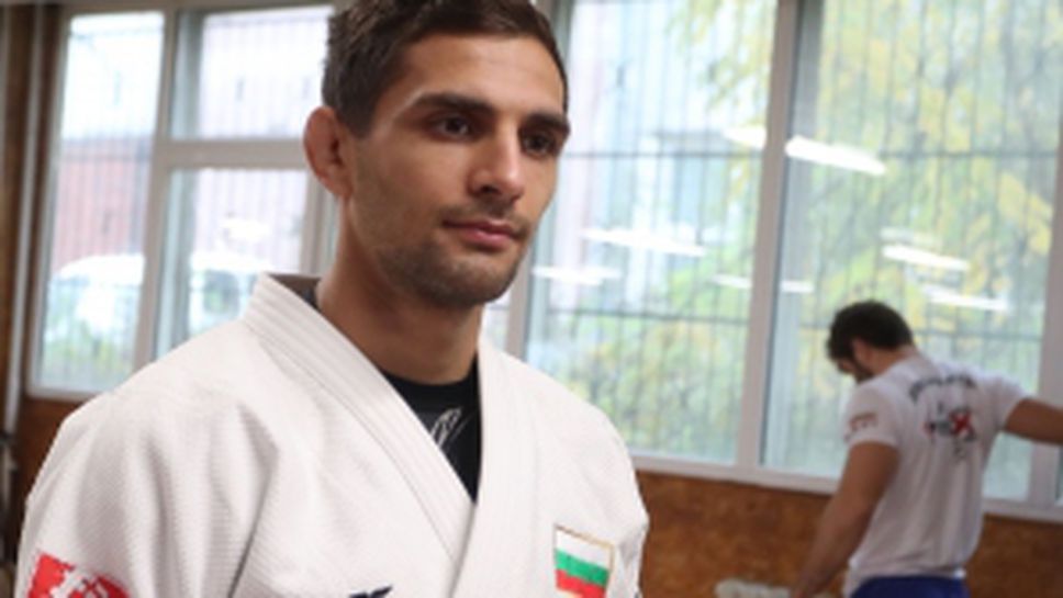 Тренировка на националите по джудо преди Европейското