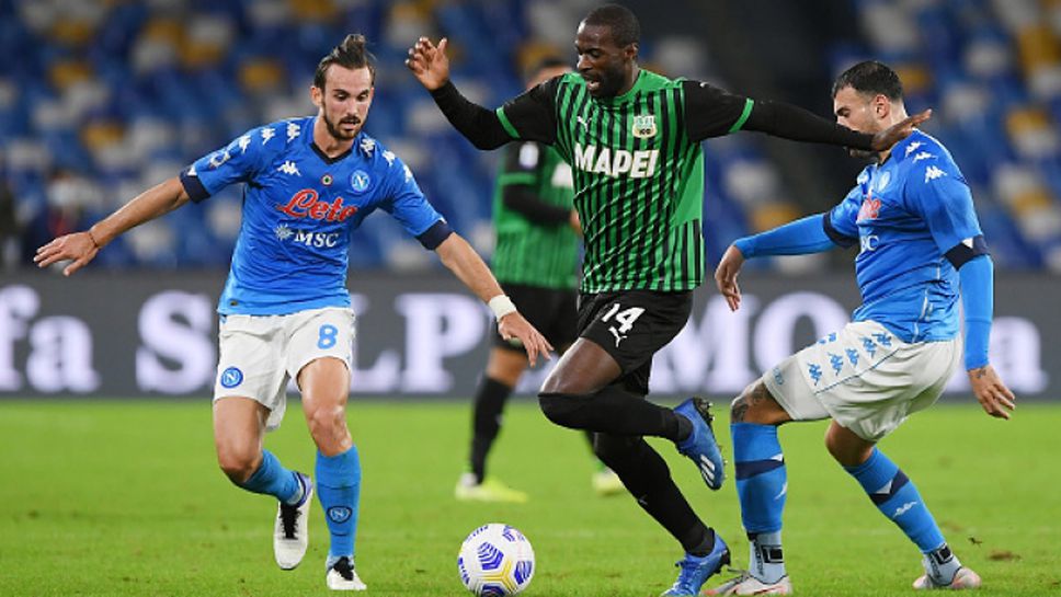 Сасуоло шокира Наполи и се озова на второто място в Серия А