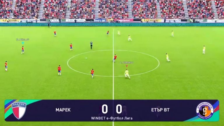 Марек надви Етър с 6:3 в WINBET е-футбол лига 2020