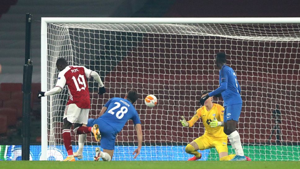 Никола Пепе направи резултата 3:1 в полза на Арсенал