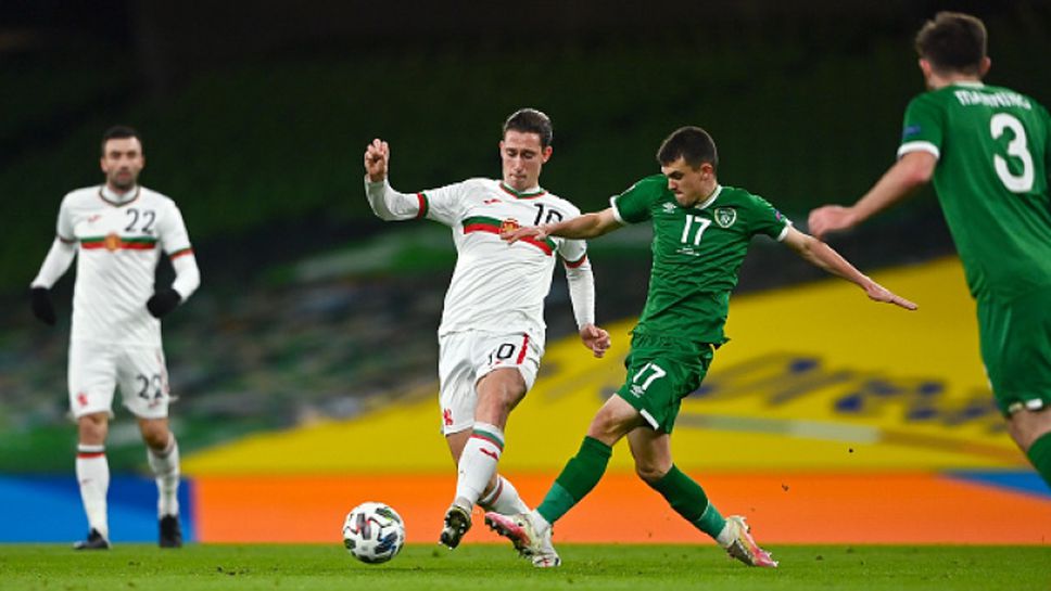 България завърши без победа и изпадна, Ирландия - България 0:0