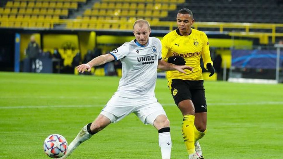 Ерлинг Холанд с два гола и рекорд при 3:0 за Борусия (Дортмунд) срещу Брюж