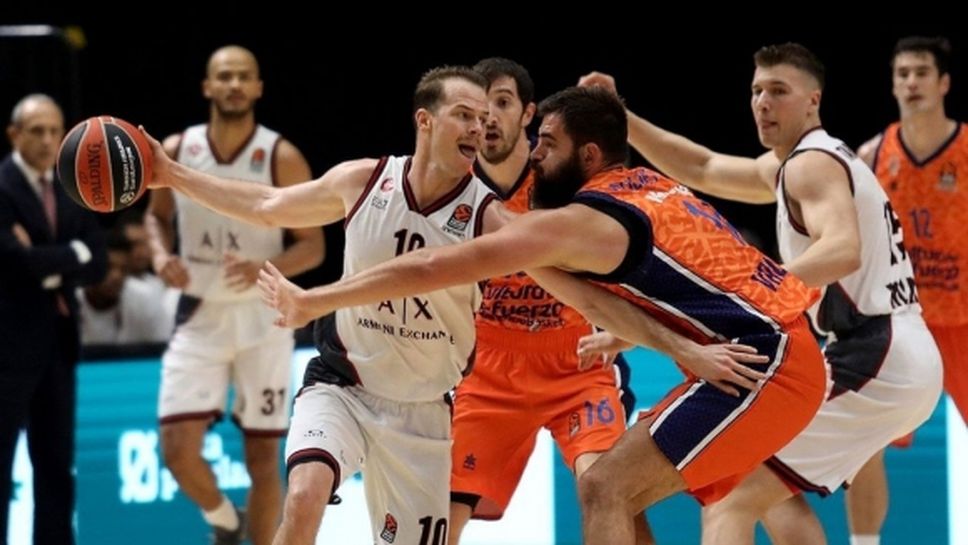 Валенсия с четвърта победа в Евролигата