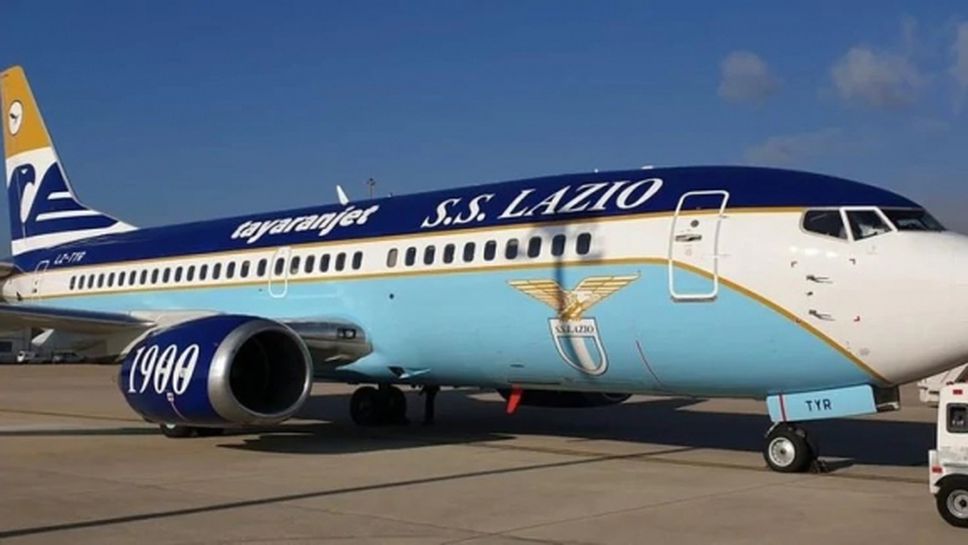 Български самолет ще превозва Лацио (снимки)