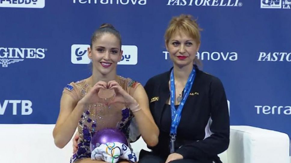 Илиана Раева с благодарствени думи към Неви и нейната треньорка Бранимира Маркова