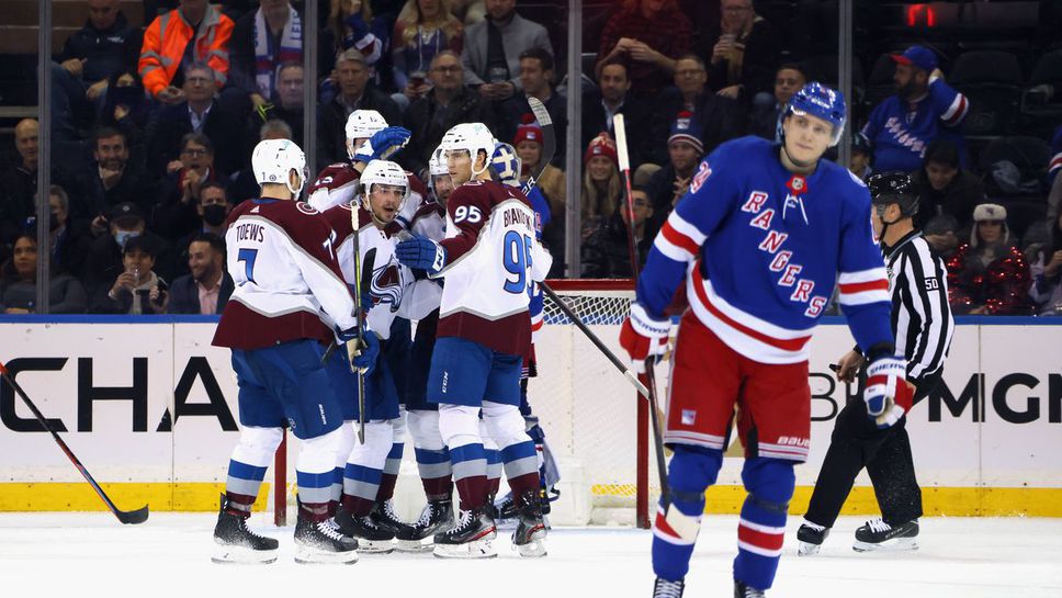 Колорадо размаза Рейнджърс, Александър Георгиев не игра