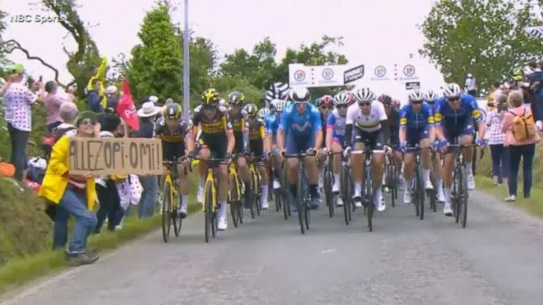 1200 евро глоба за жената, прекизвикала масово падане на "Тур дьо Франс"