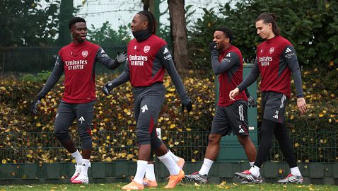  Райс, Тросар и Салиба не упражняваха с Арсенал преди утрешното посещение в ШЛ 