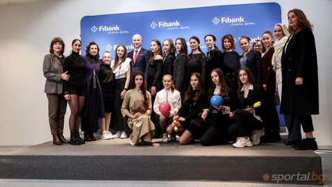 Fibank представи своя благотворителен календар за 2026 година в подкрепа на художествената гимнастика